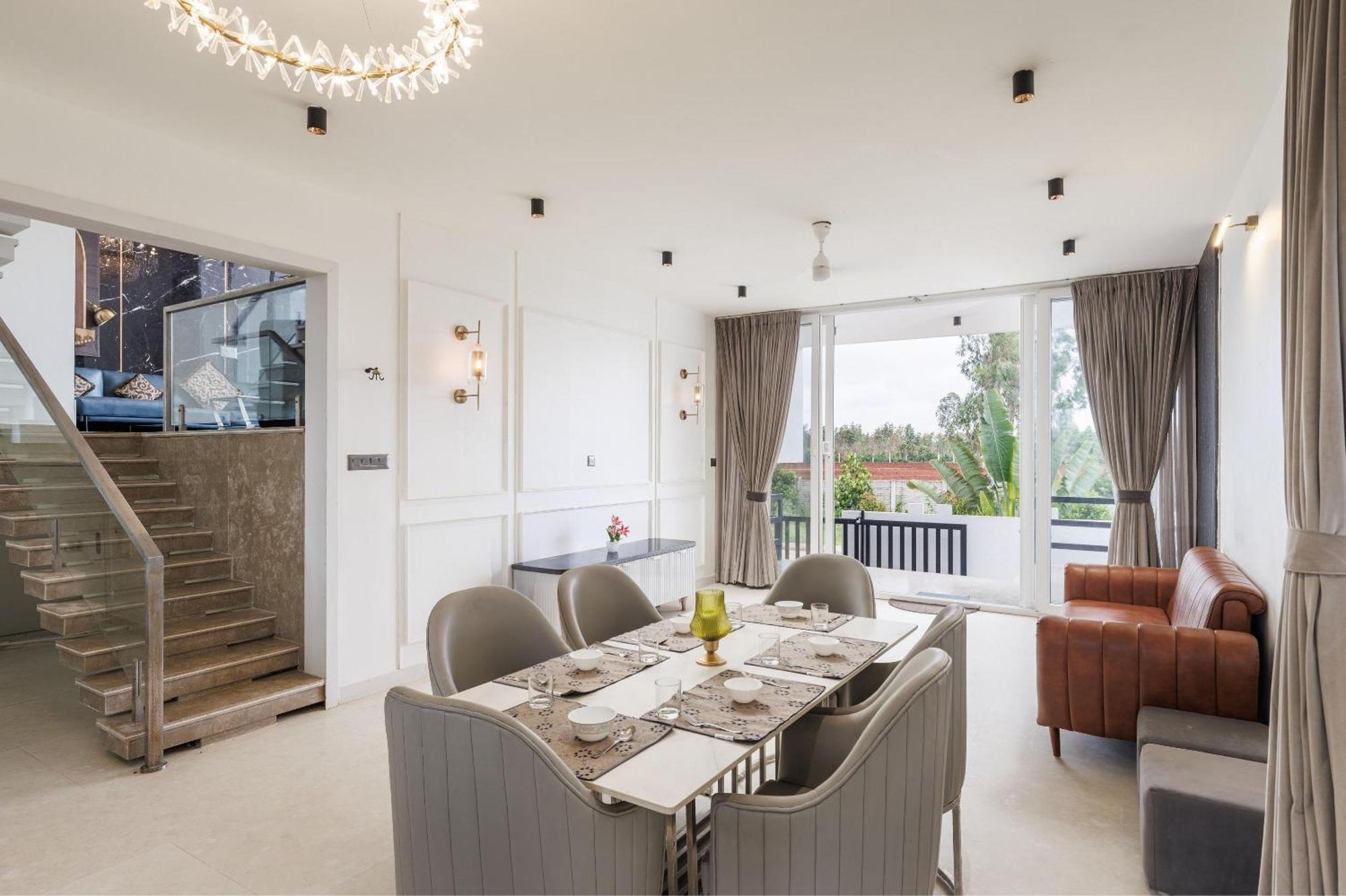 Celestial Sapphire Villa Pvt Pool Veg Food 4Bhk Dod Ballāpur Екстериор снимка